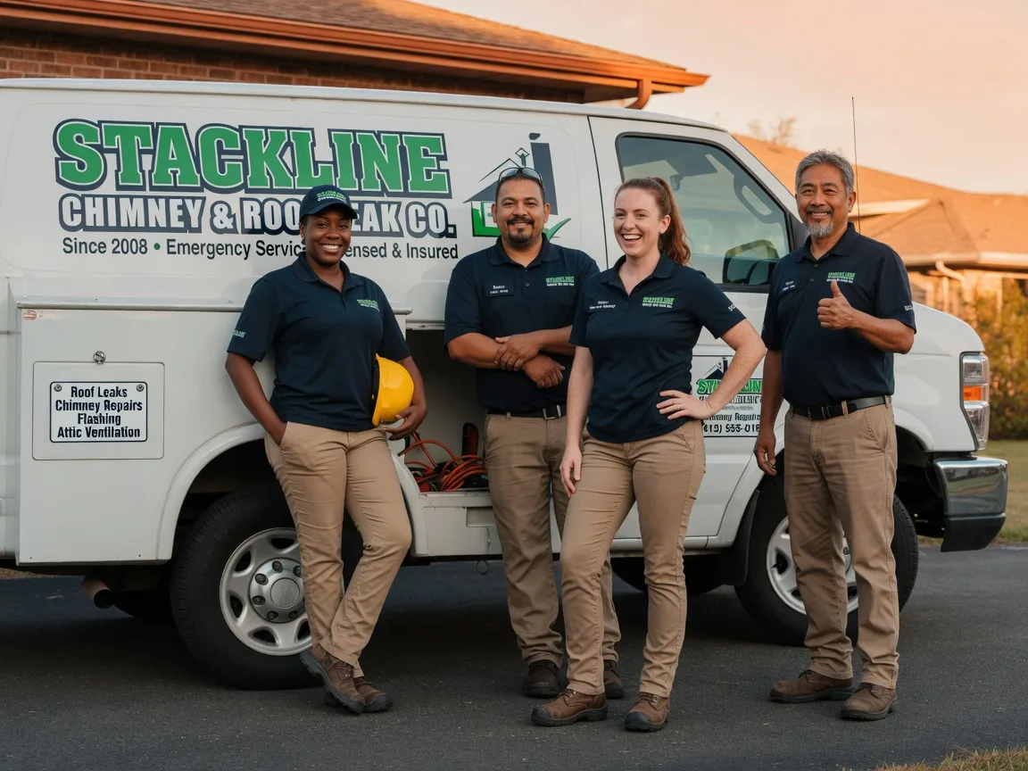Chimney flashing repair company in Bowers, PA